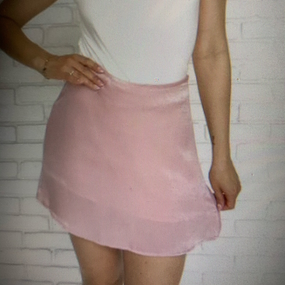 NWT Satin Pink Skirt